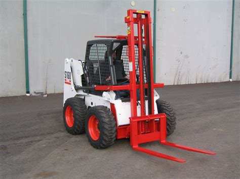 skid steer as forklift|aftermarket forklift forks.